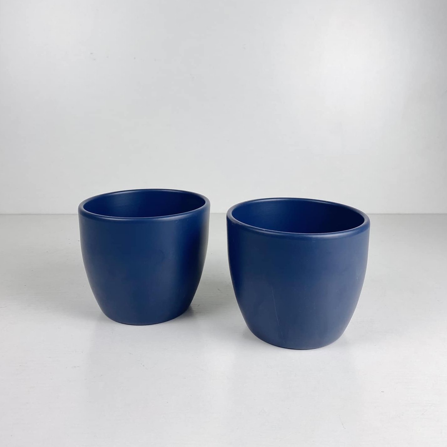 Кашпо т-синє мат кераміка