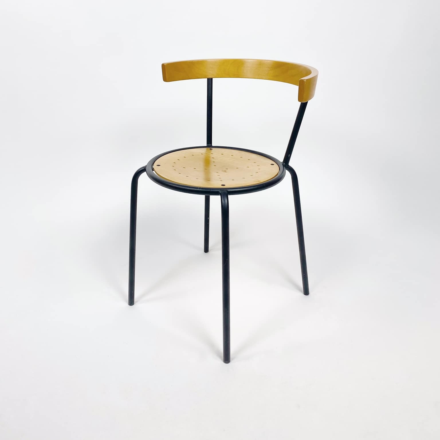 Стілець метал/дерево вінтаж ST-123