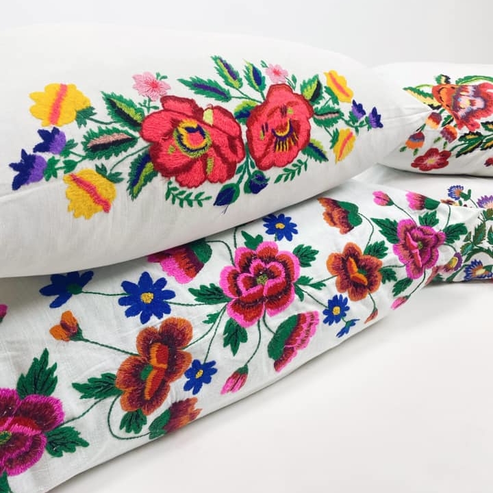 Подушка етно вишивка вінтаж 3-4