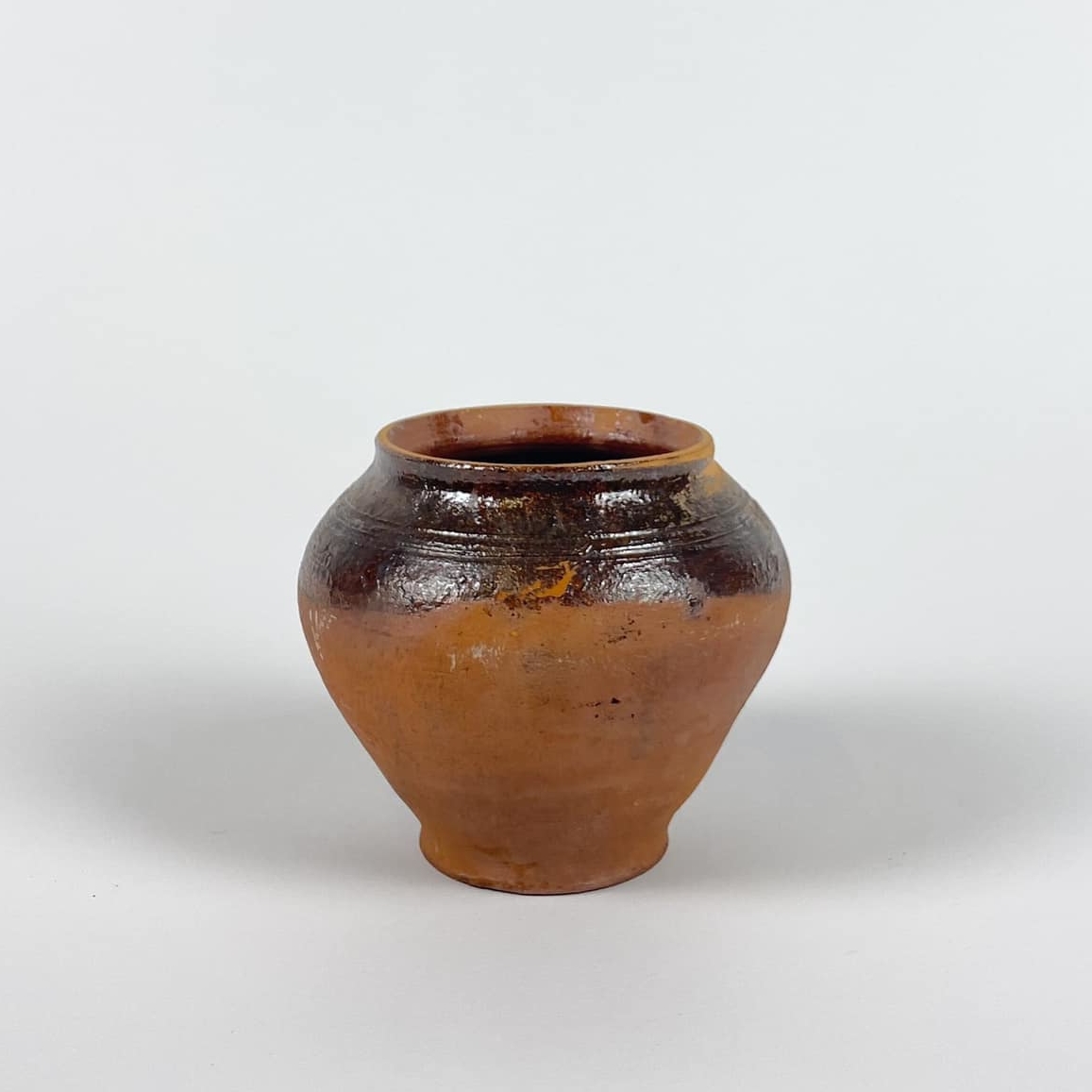 Горщик коричневий кераміка етно EN-026