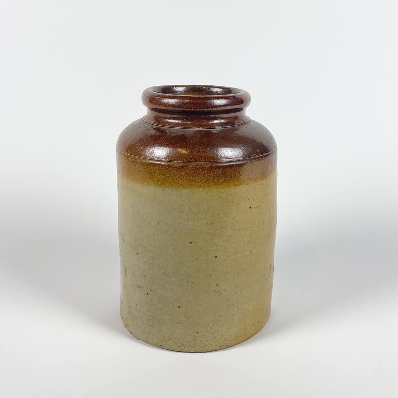 Ваза беж/коричнева кераміка етно EN-030