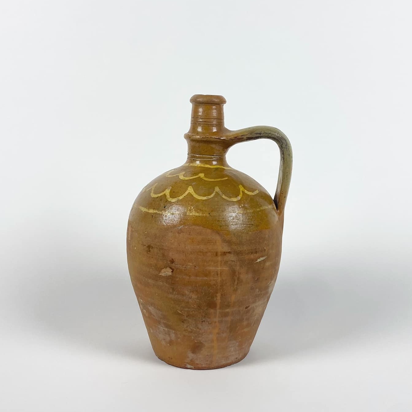 Глечик з ручкою кераміка етно JU-086