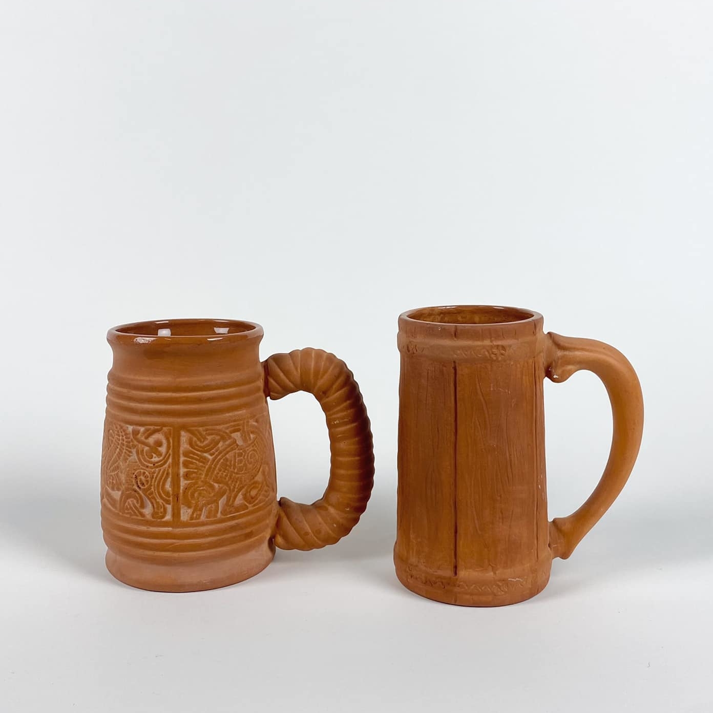 Кружка кераміка теракота етно EN-033