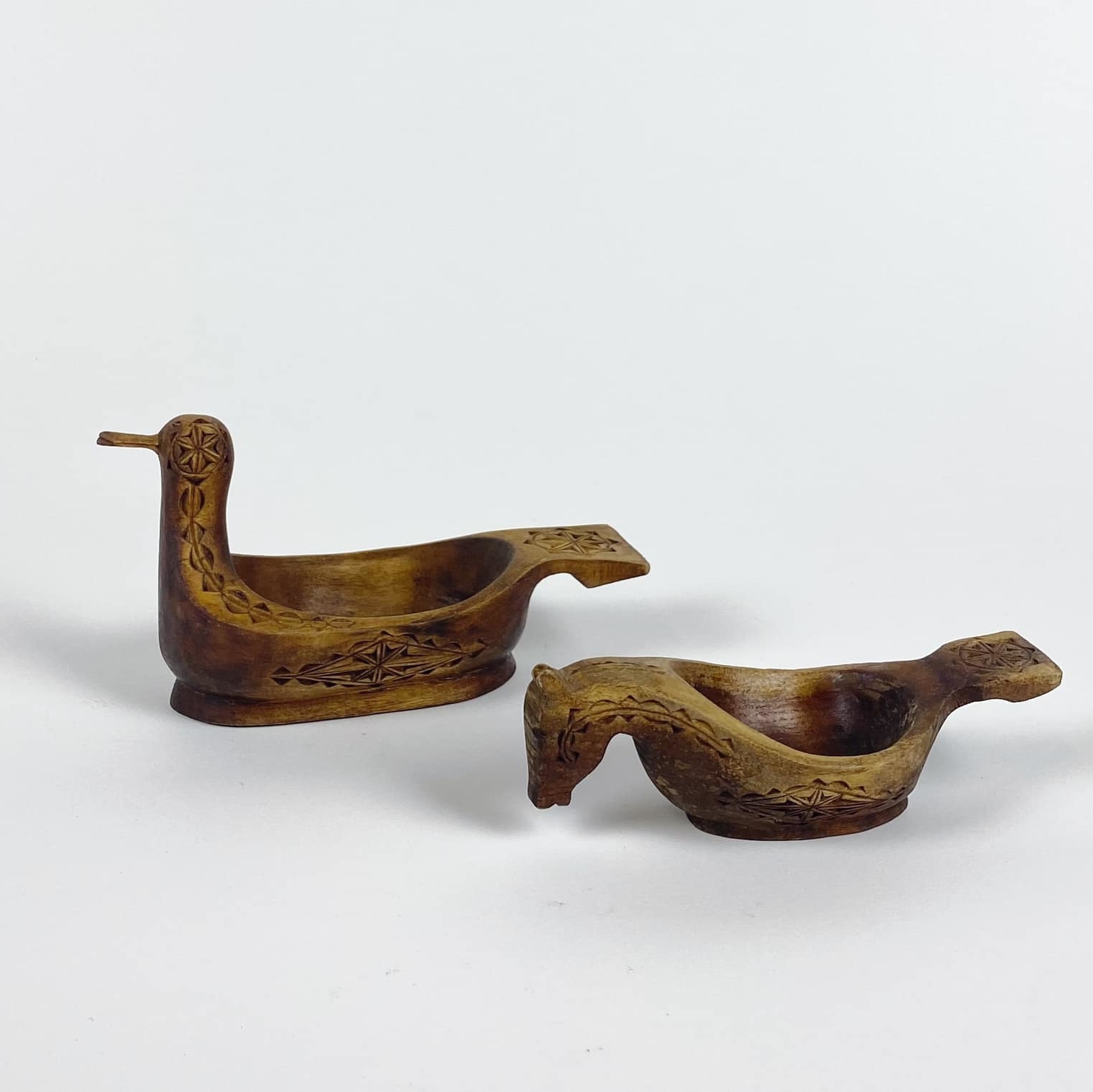 Чаша Птаха етно мала дерево EN-042