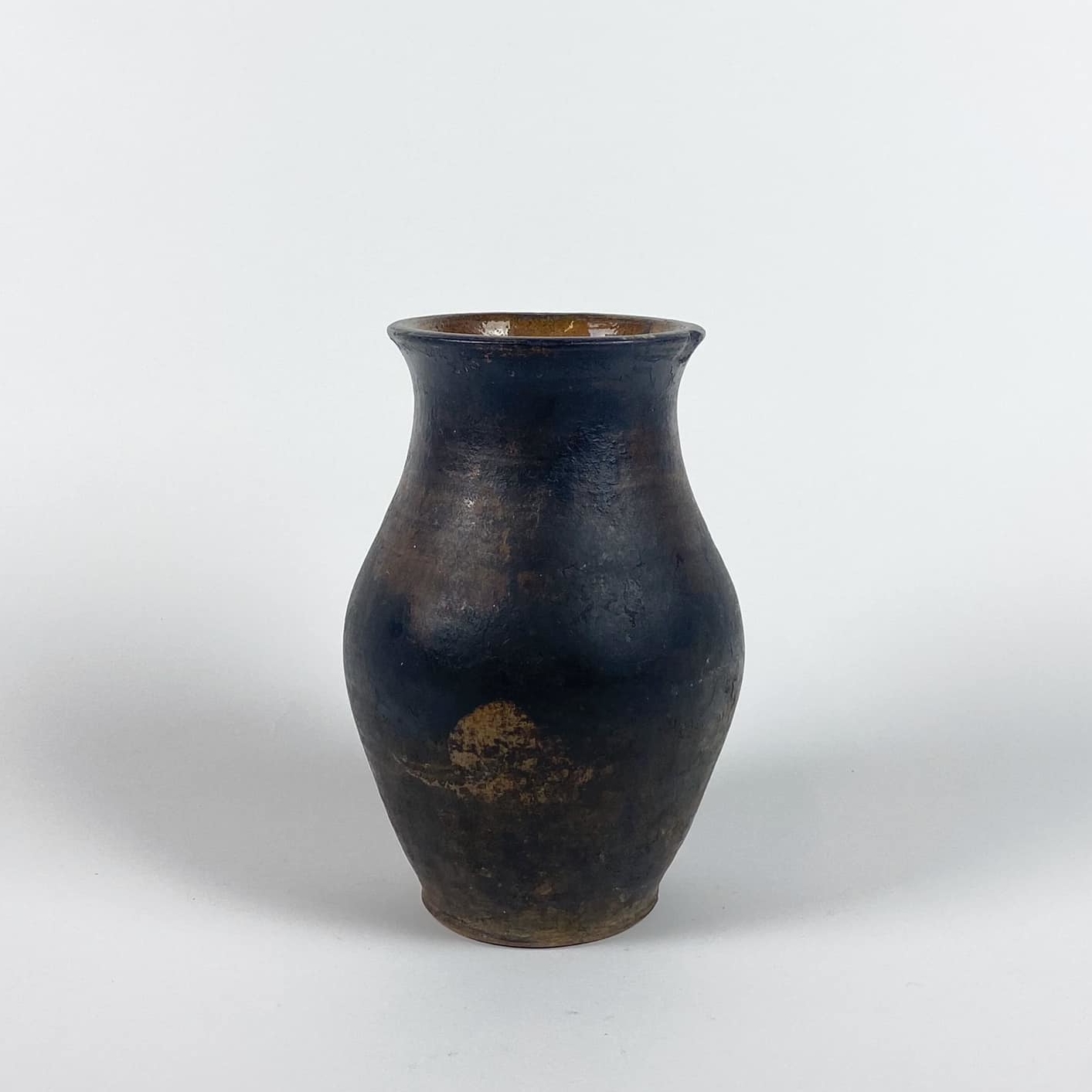 Глечик чорний етно кераміка EN-053