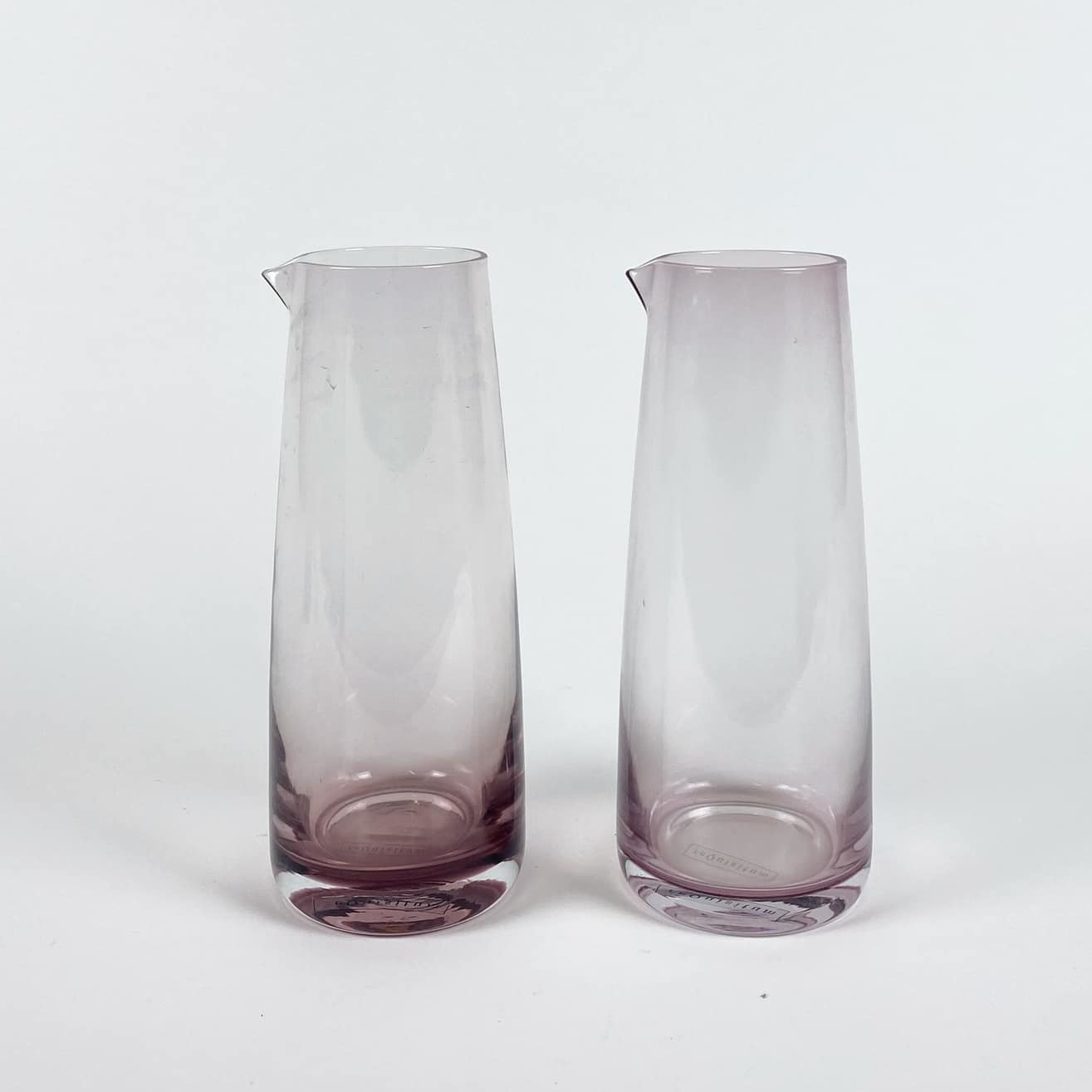 Глечик без ручки скло фіолет JU-087