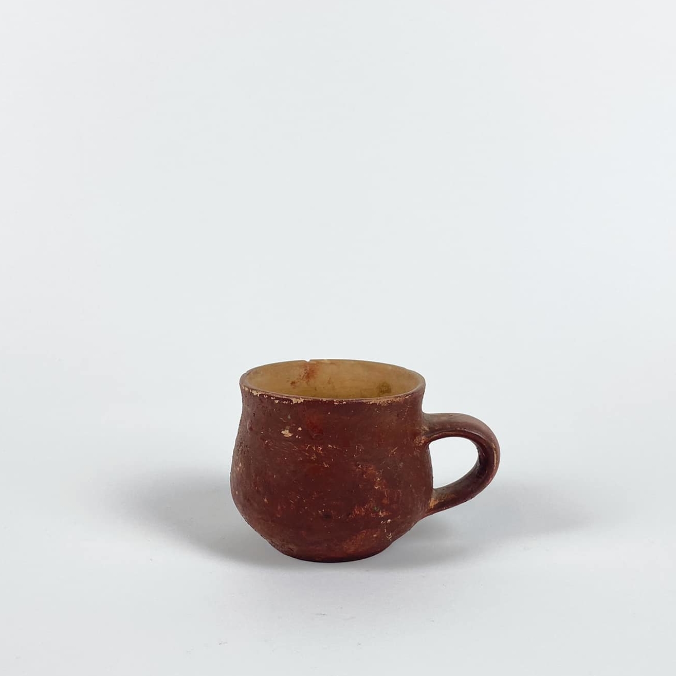 Чашка коричнева етно кераміка EN-084