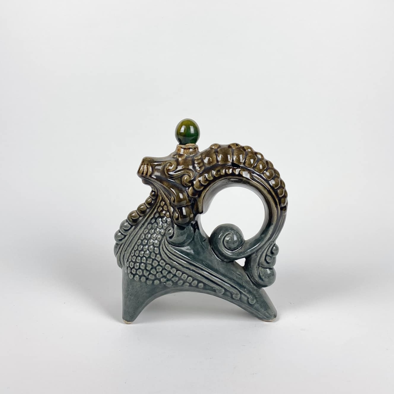 Глечик-баран художня кераміка етно JU-088