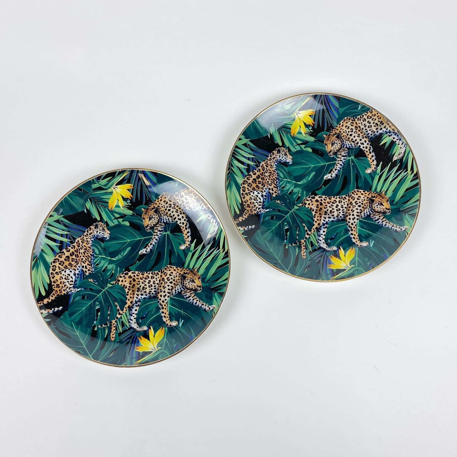 Тарілка обідня Леопард-тропіки PP-106