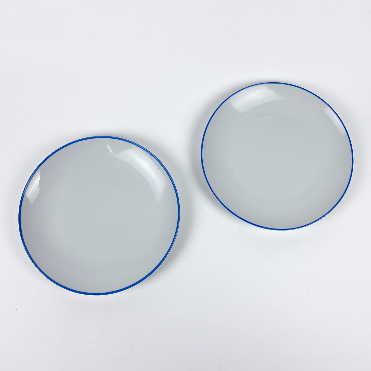 Тарілка обідня з синім кантом PP-121