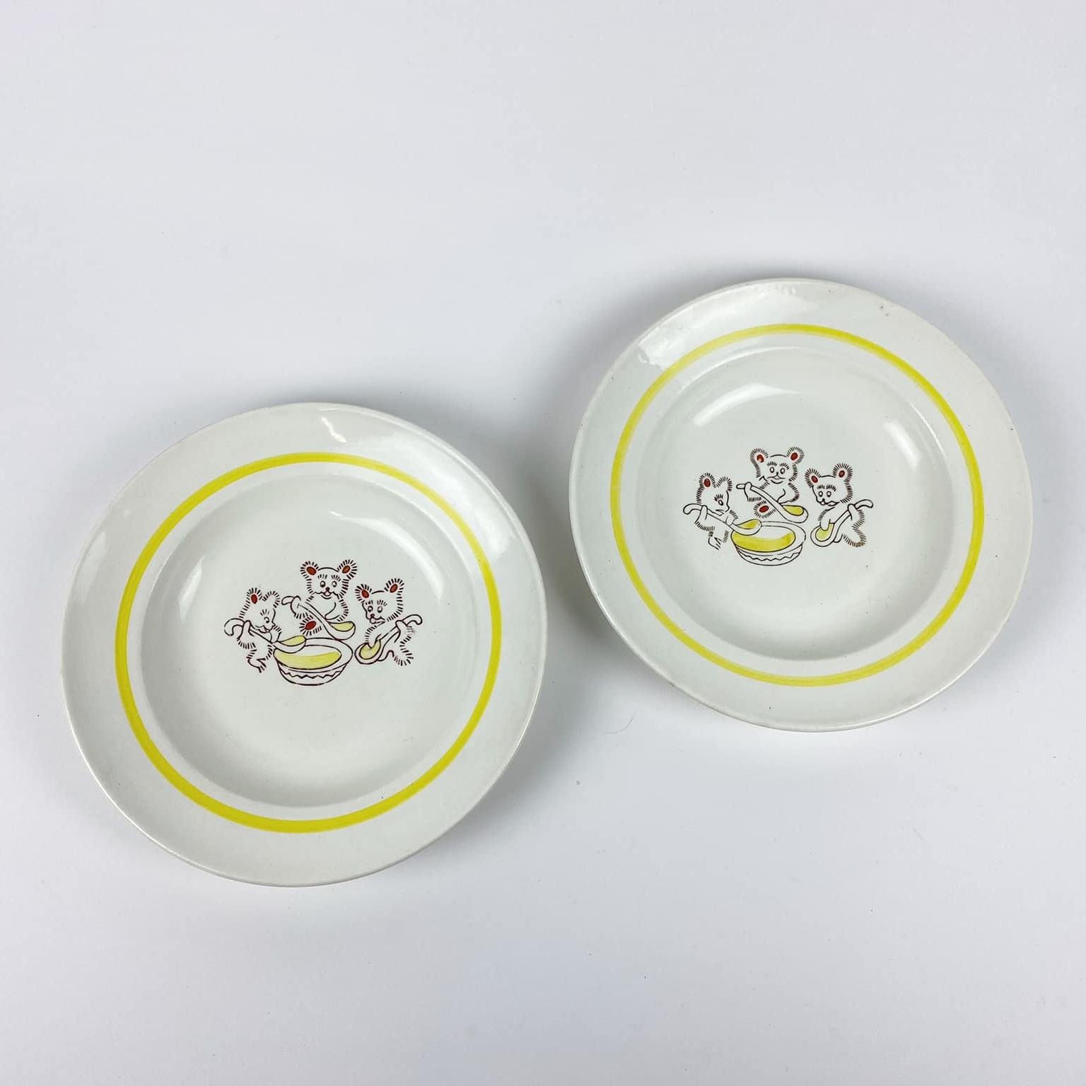 Тарілка супова Ведмедики жовті PP-126