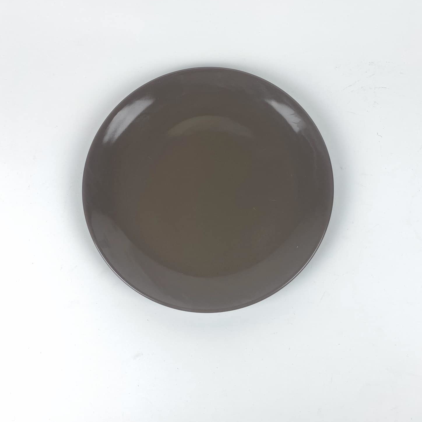 Тарілка обідня колору какао кераміка PP-154