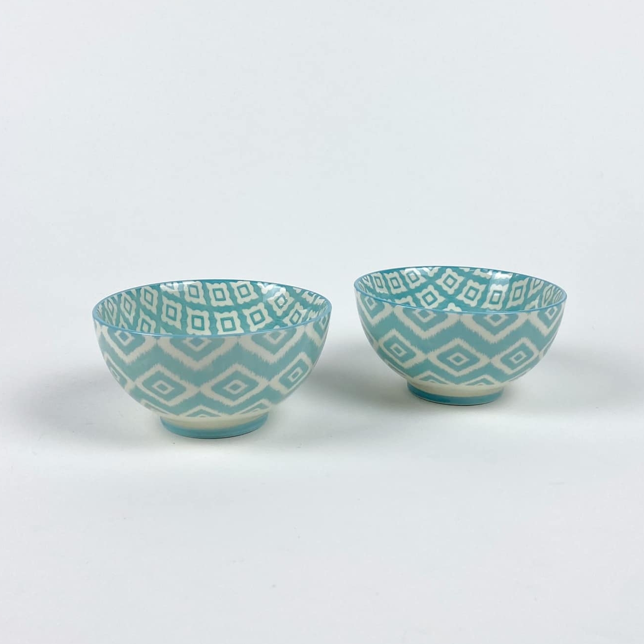 Піала біло-блакитний орнамент PP-196