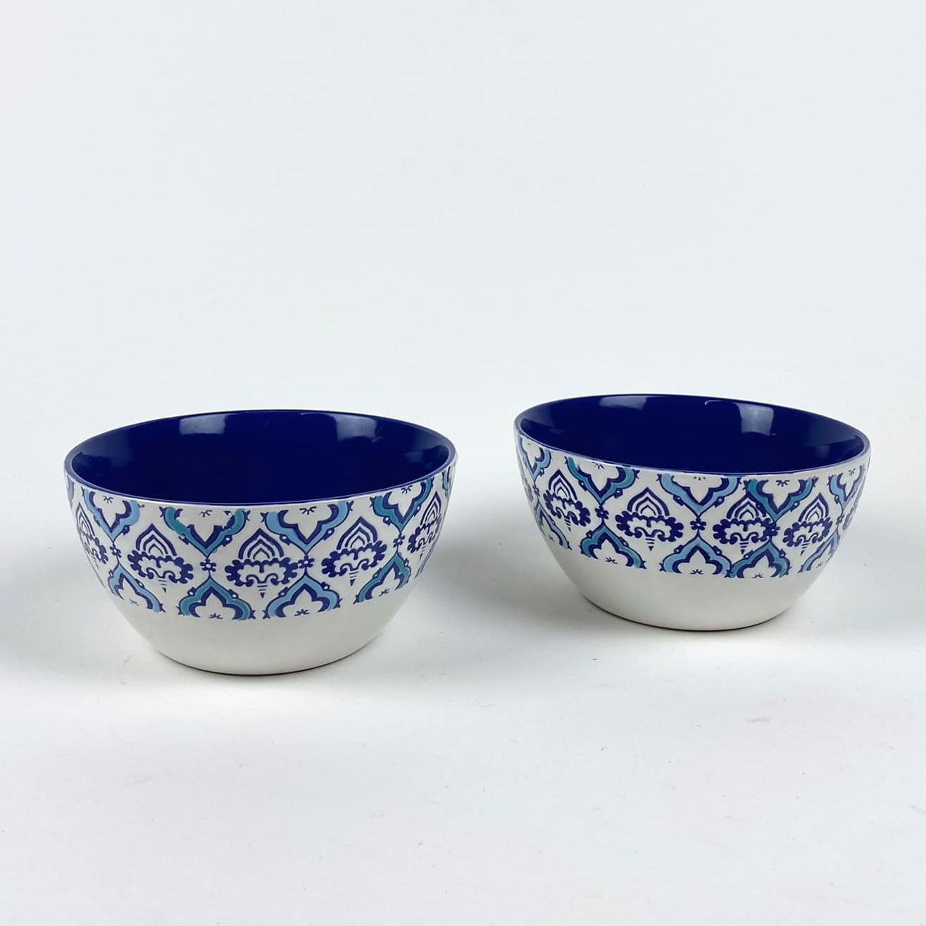 Миска-піала синьо-біла  PP-198