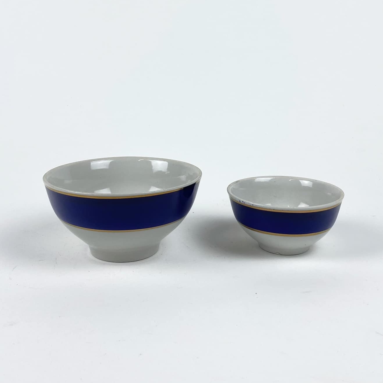 Піала з широкою синьою смугою порцеляна вінтаж PP-232