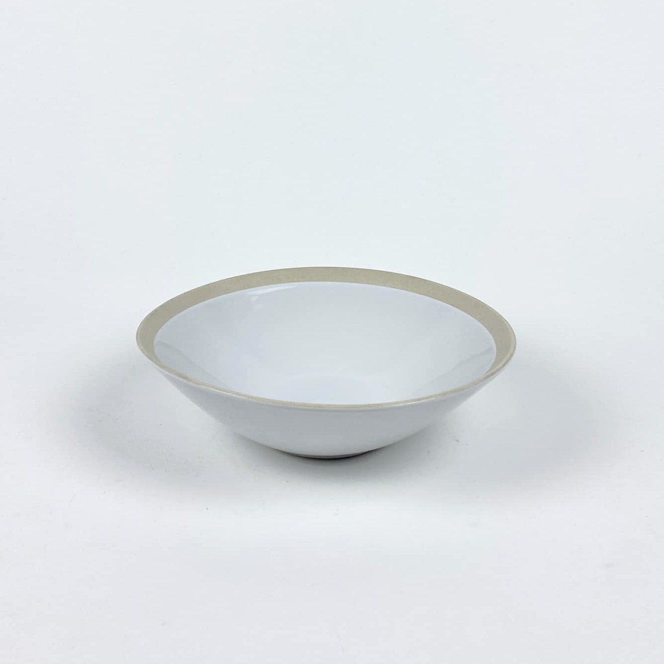 Миска для салату біла/беж кераміка PP-247