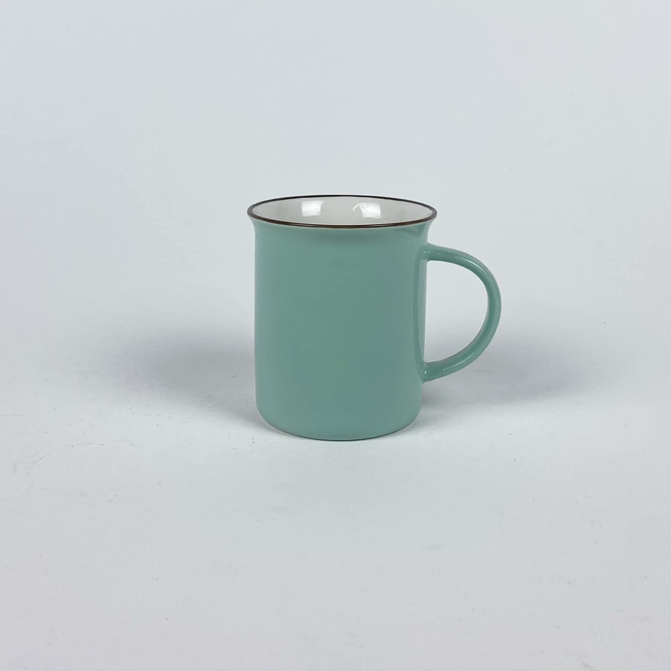 Чашка бірюзово-біла TE-112