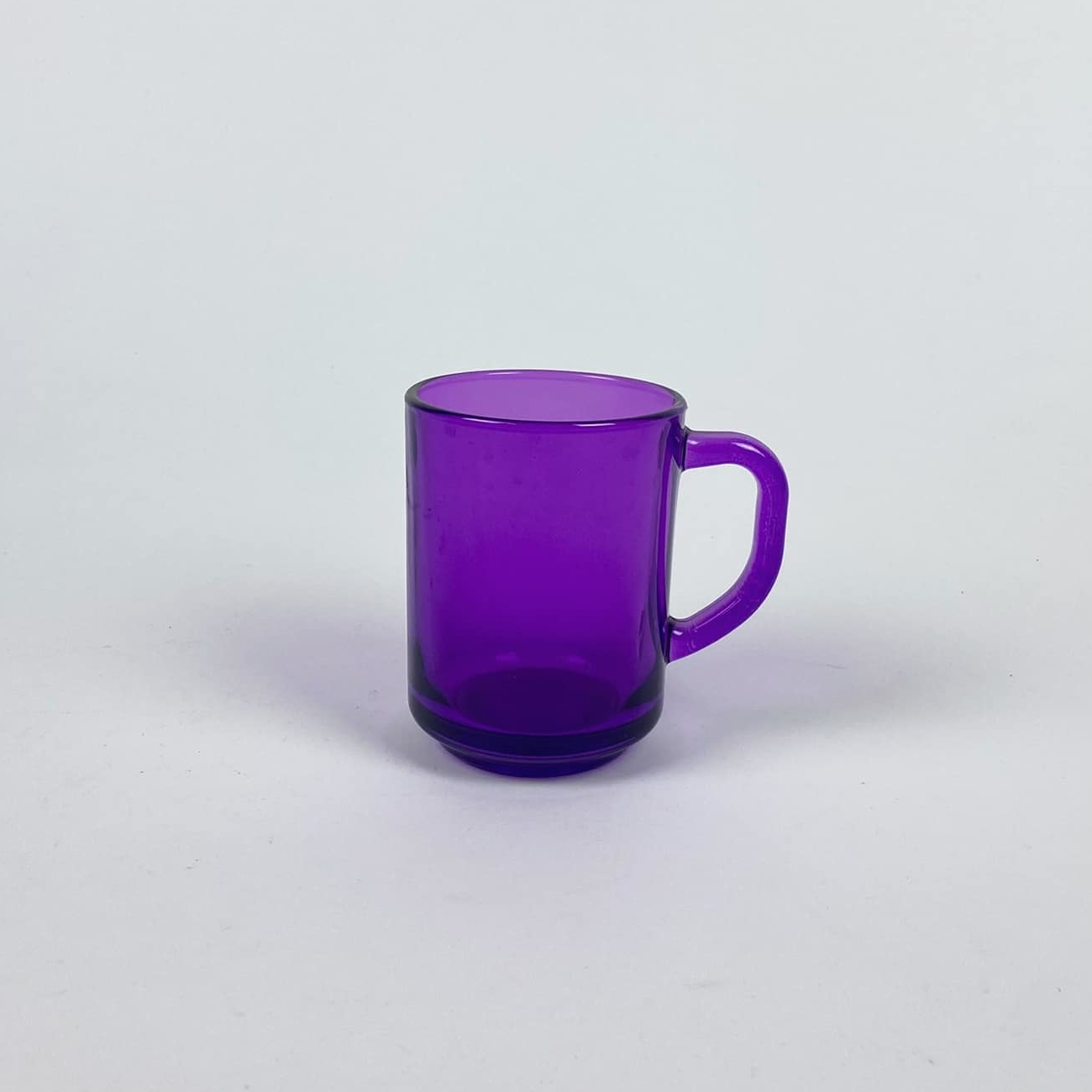 Чашка фіолет скло TE-137