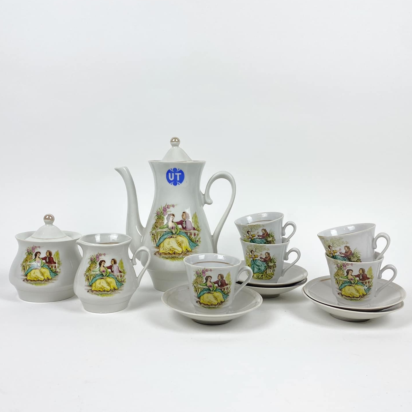 Сервіз чайно-кавовий Побачення вінтаж TE-167