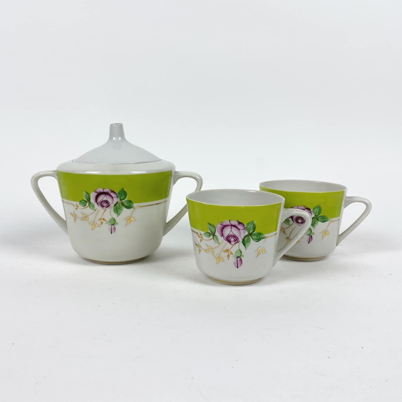 Чашка/цукерниця Троянда порцеляна вінтаж TE-171