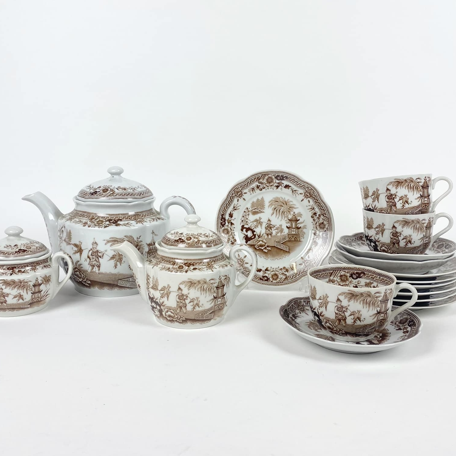 Сервіз чайний Сінгапур порцеляна вінтаж TE-173