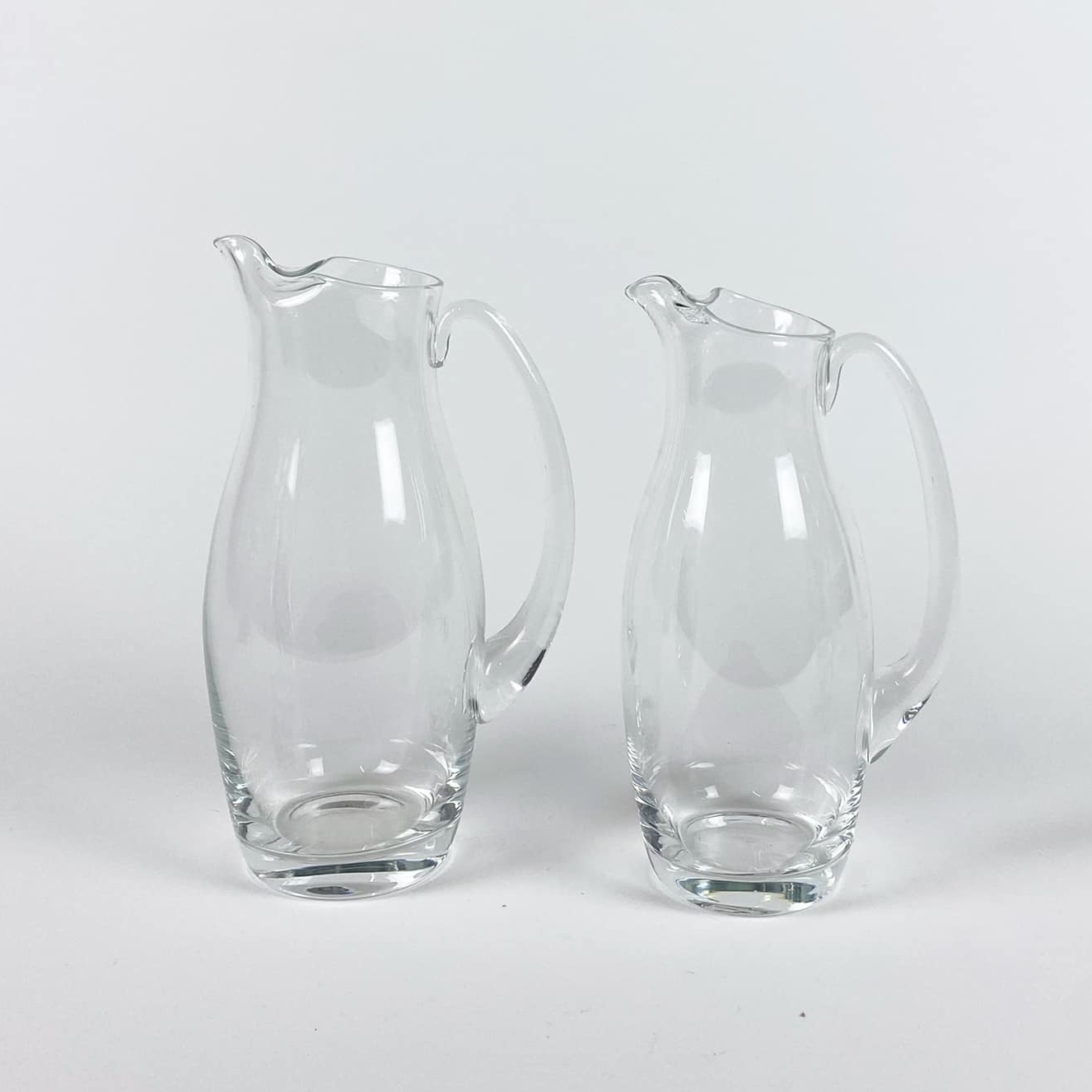 Глечик фігурний прозоре скло JU-093