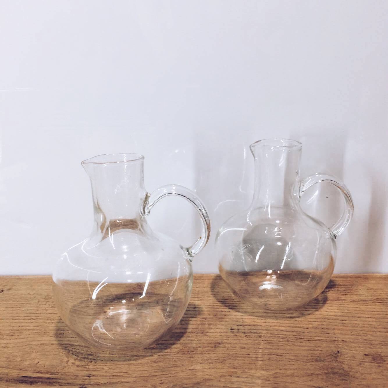 Глечик для масла малий прозоре скло JU-050