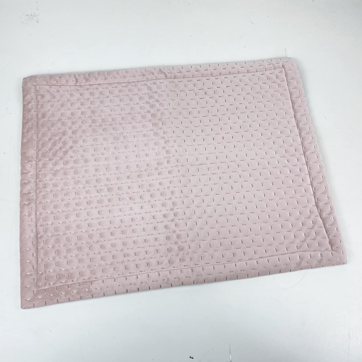 Підкладка для сервіровки блідо-рожева фактура текстиль TT-139