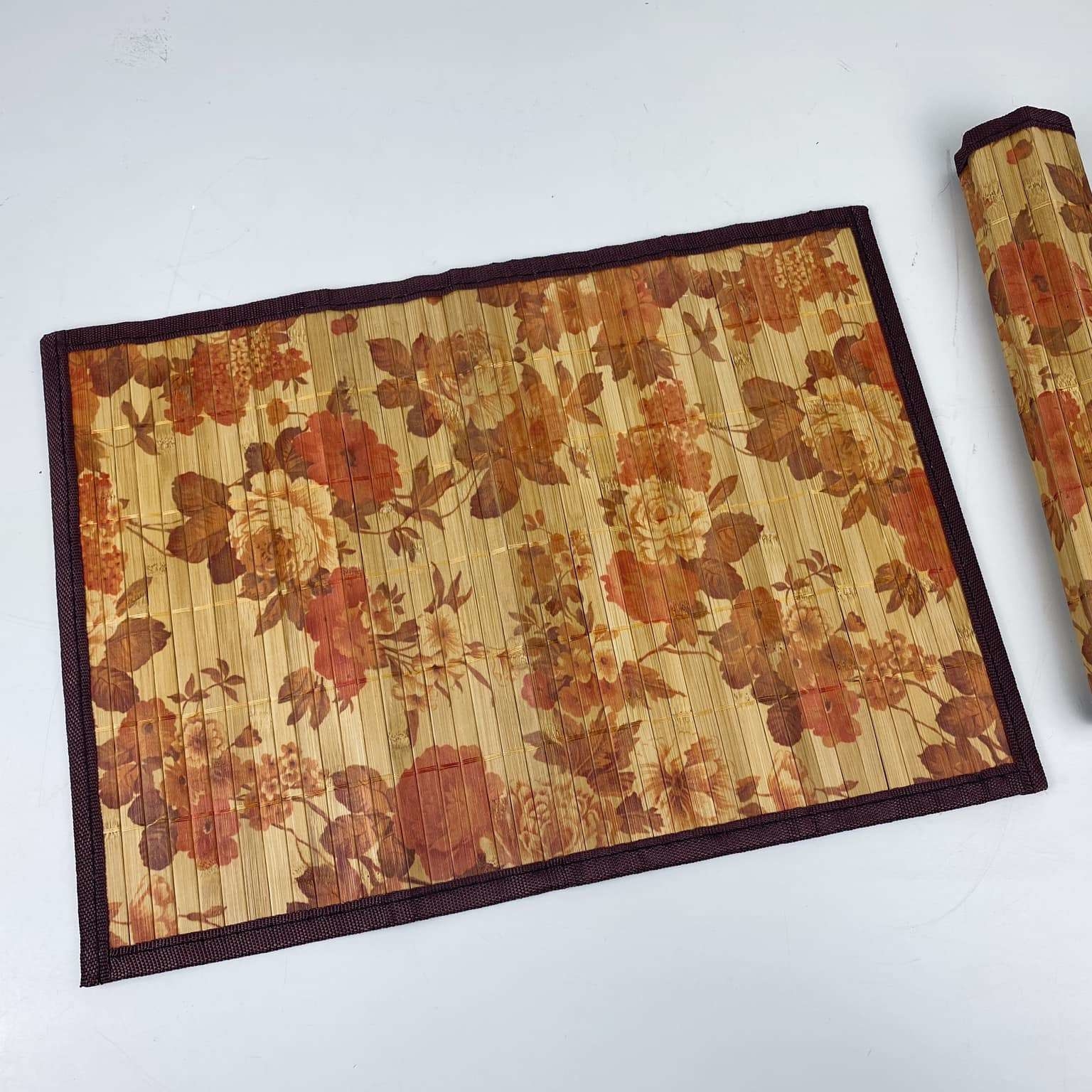 Підкладка для сервіровки Троянди бамбук/текстиль TT-141