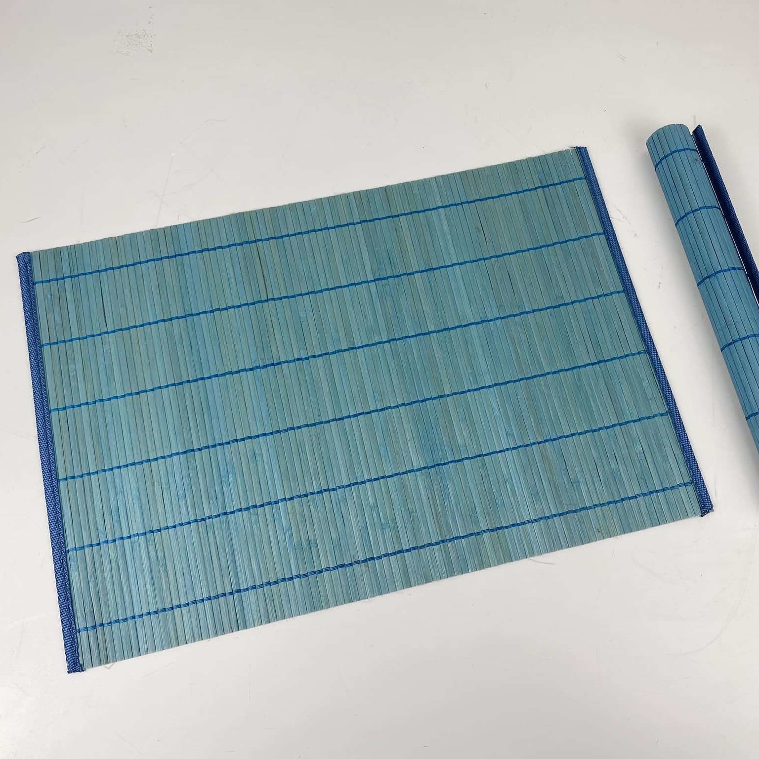 Підкладка для сервіровки блакитна бамбук TT-143