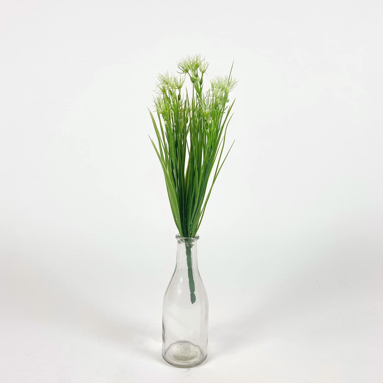 Зелень штучна квіти білі пучок FW-169