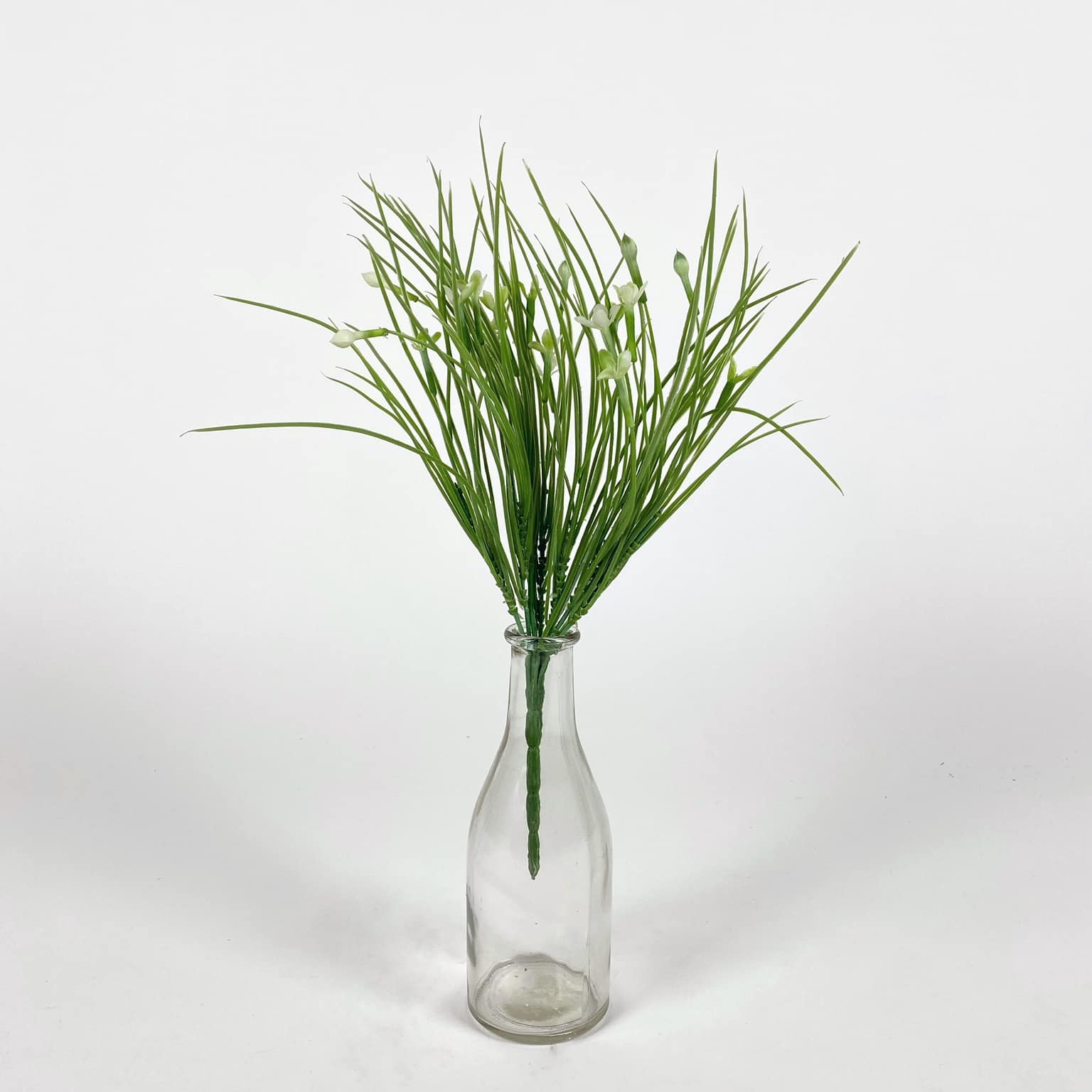 Зелень штучна квіти білі 2 пучок FW-170