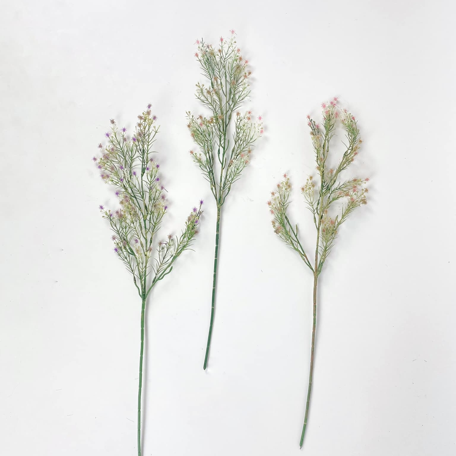 Ерегерон канадський штучний рожеві квіти гілка FW-197