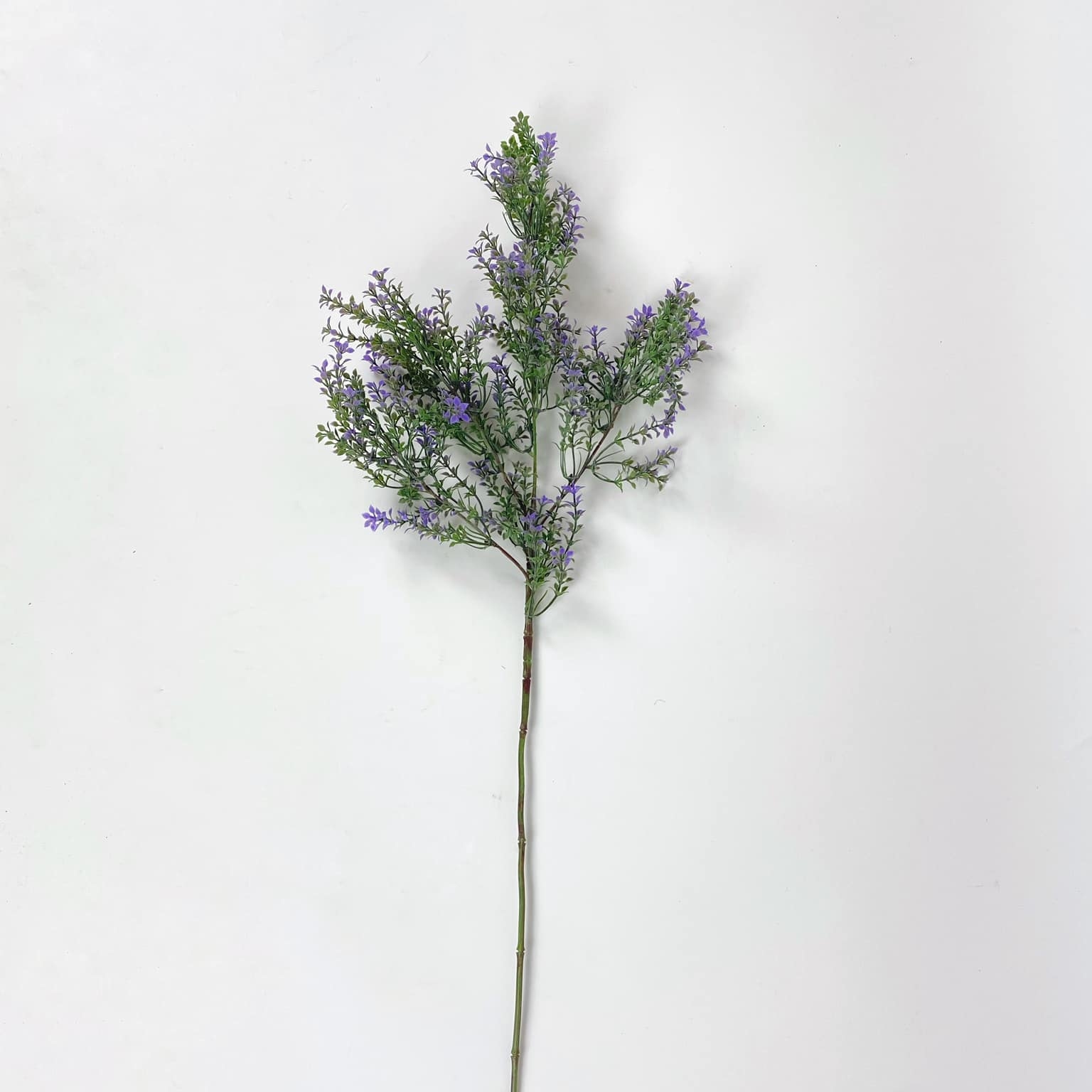 Зелень декоративна фіолетові квіти гілка FW-202