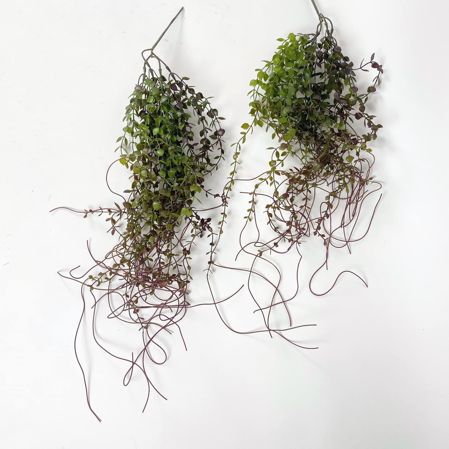 Зелень ампельна штучна фіолетово-зелена пучок FW-208