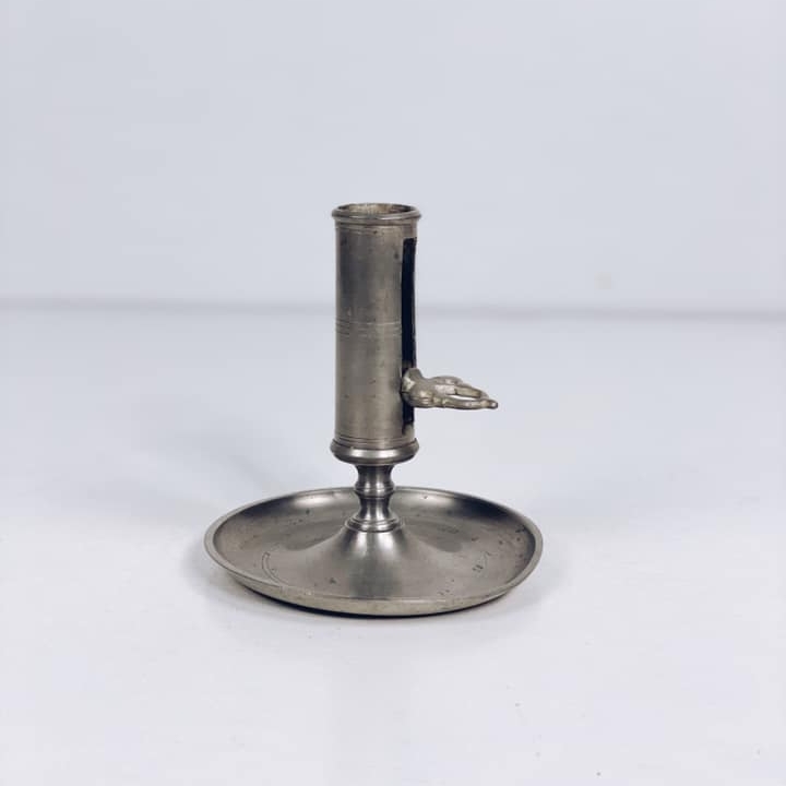Підсвічник на 1 свічку з фіксатором олово вінтаж CA-130