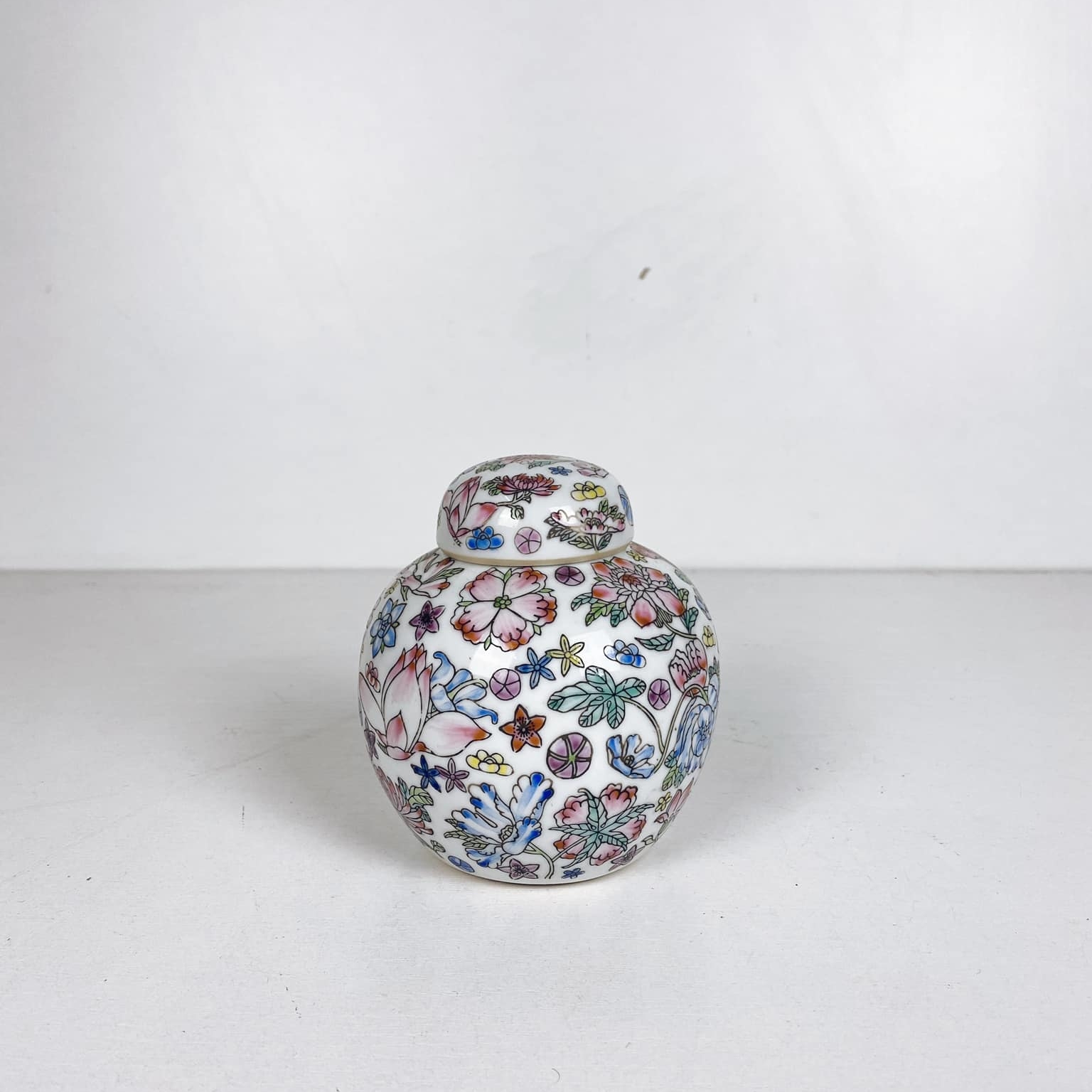 Імбирна банка мала китай колоровий розпис VA-420