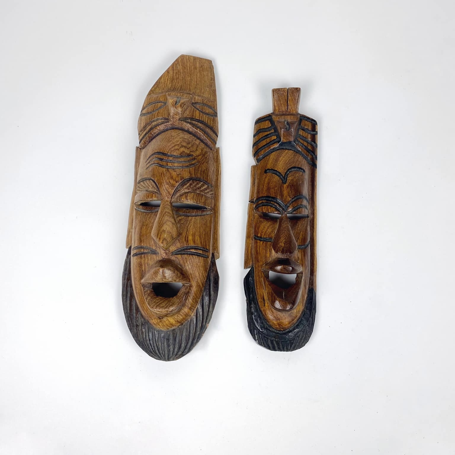 Маска африканська дерево різблення вінтаж WD-080