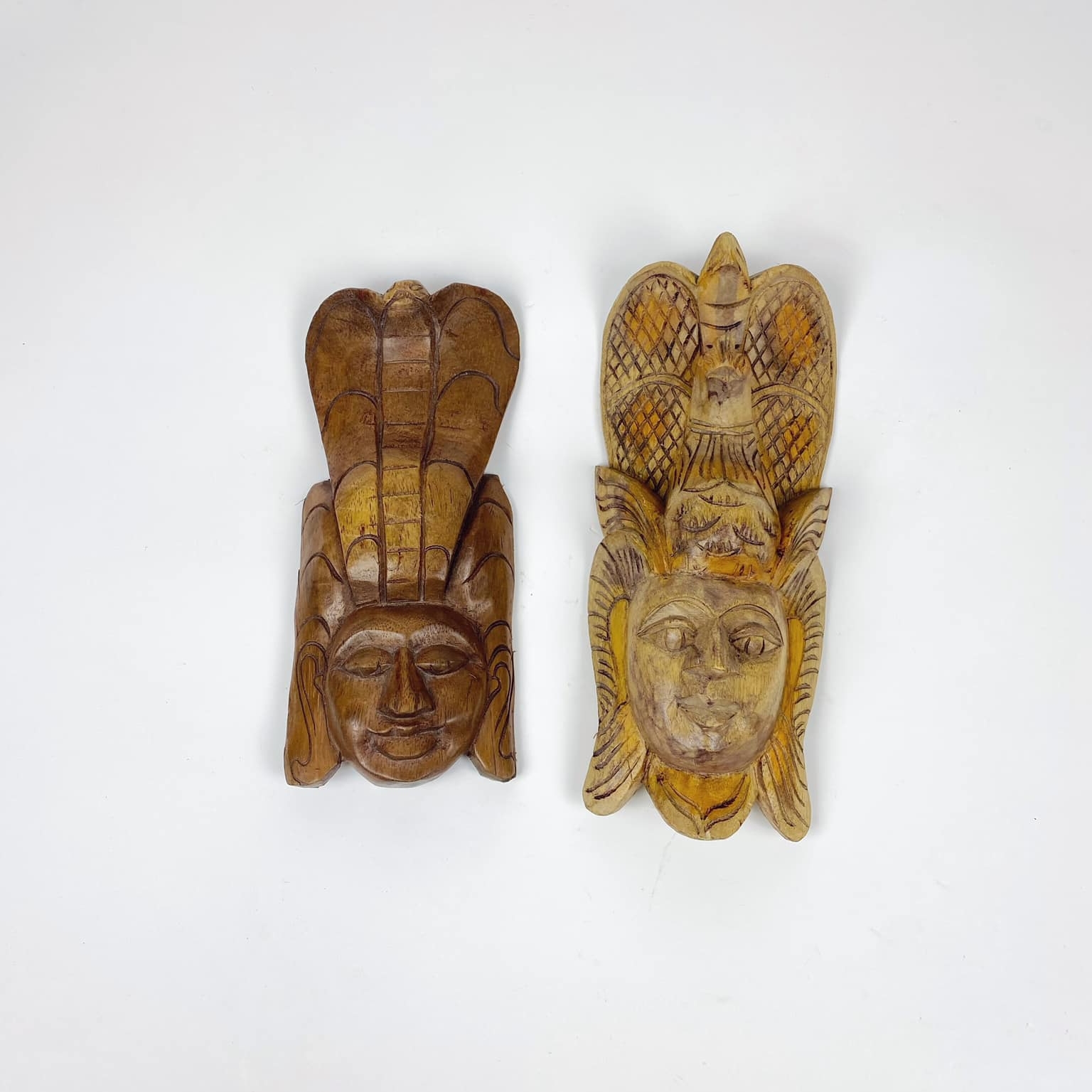 Маска азіатська св-дерево різблення вінтаж WD-081