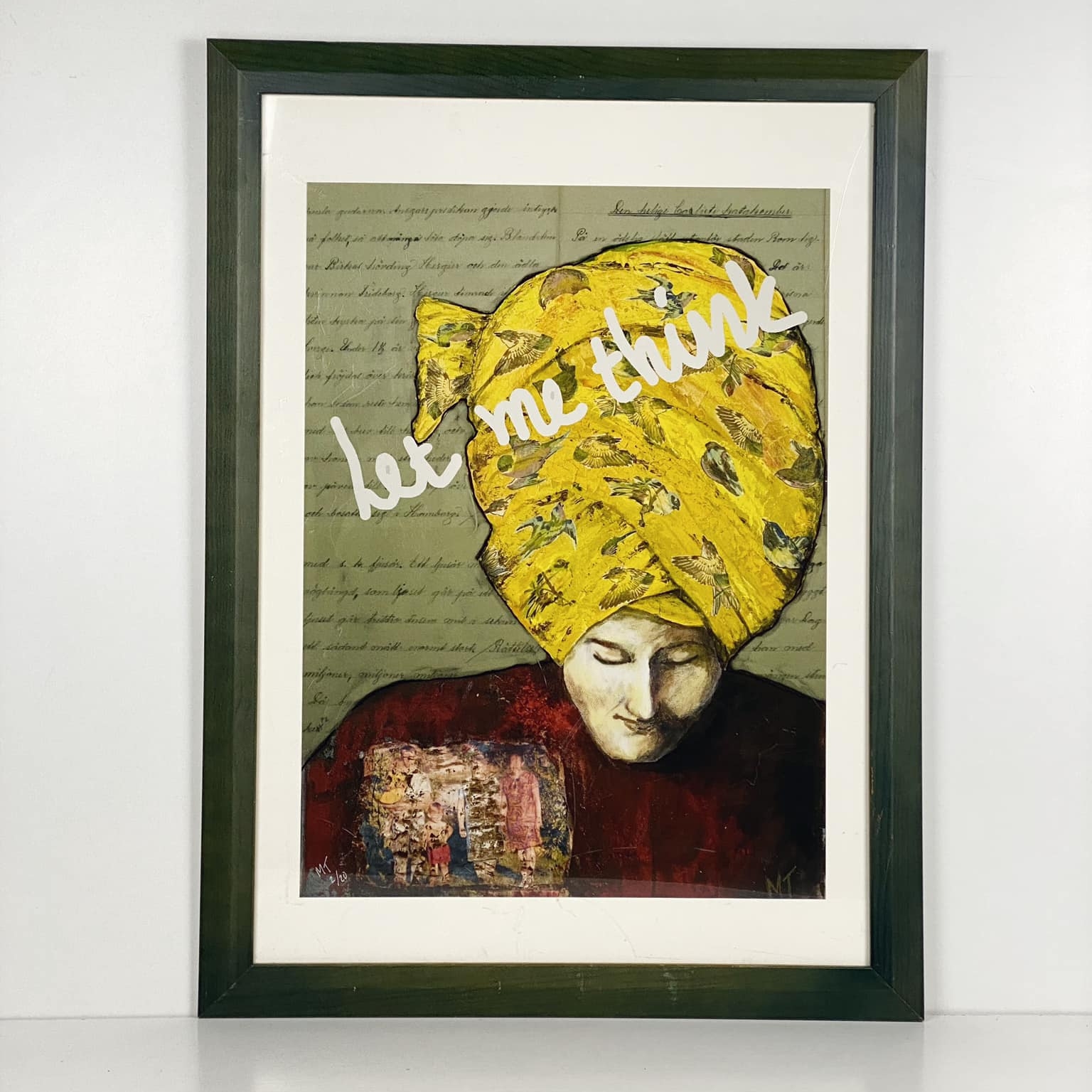 Графіка Let me think в рамці з паспарту AR-843