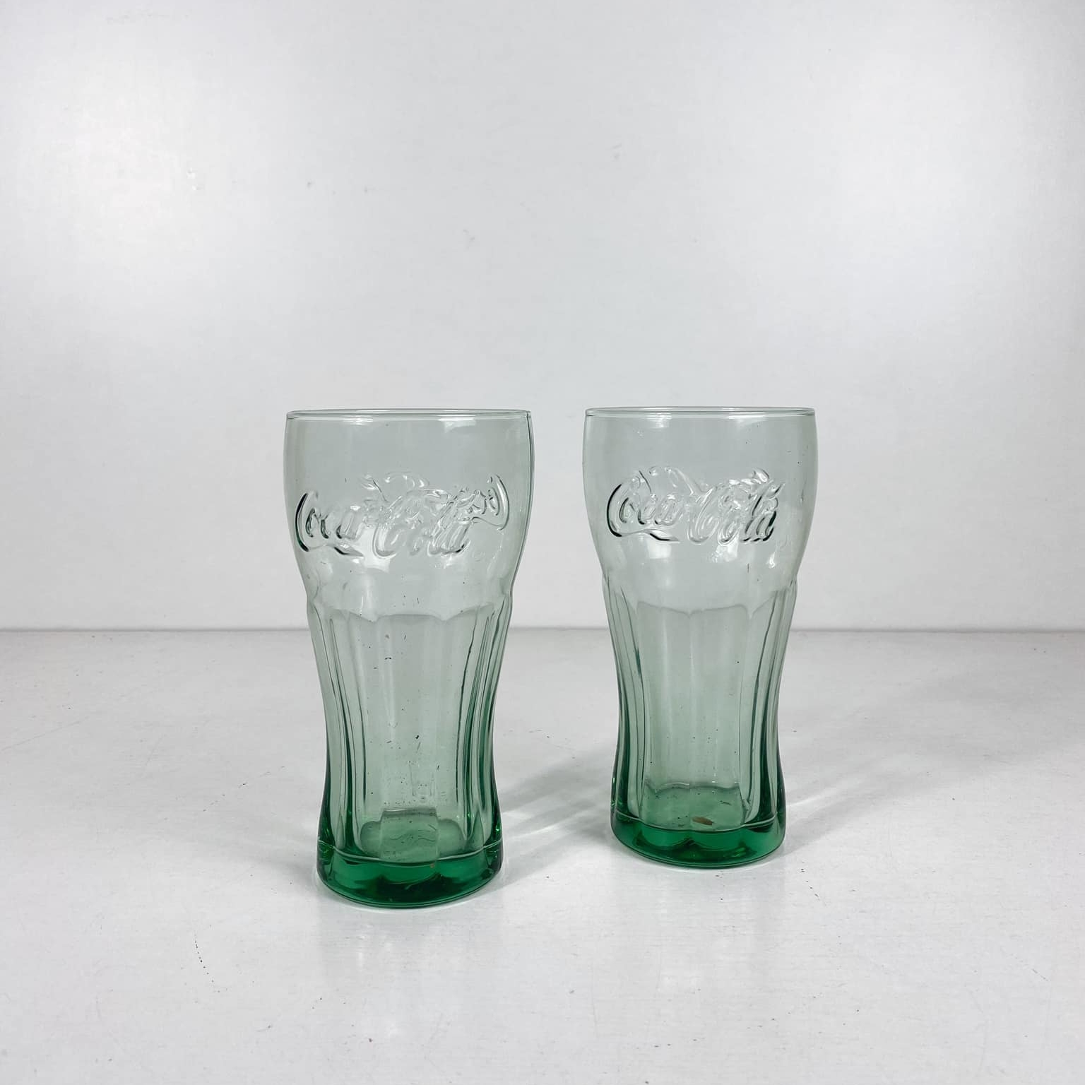 Склянка для Коли зелене скло вінтаж GS-071