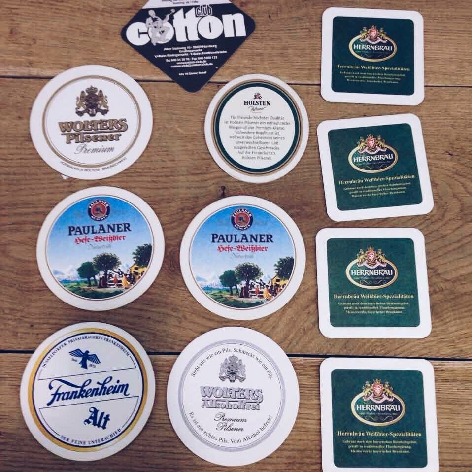 Костери для пивних бокалів картон BB-045