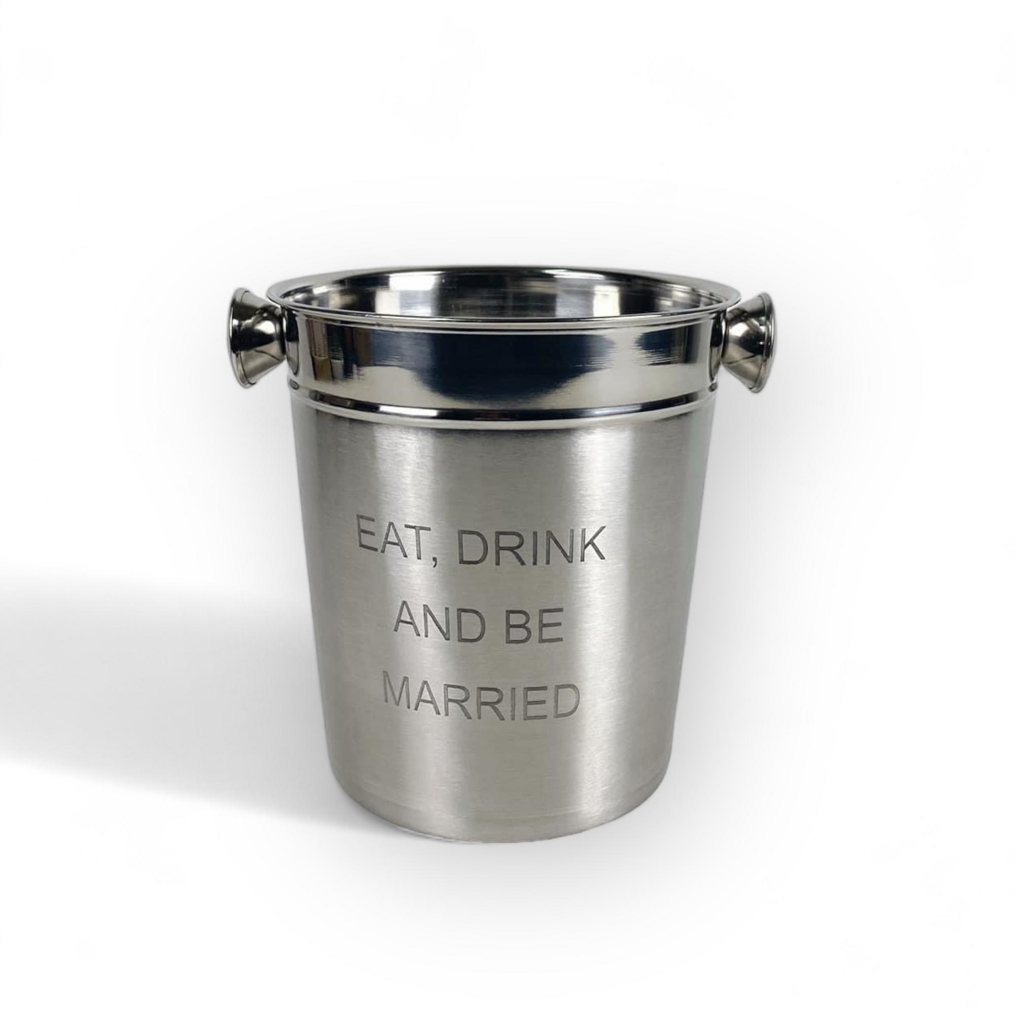 Відерце для льоду нерж сталь BB-046