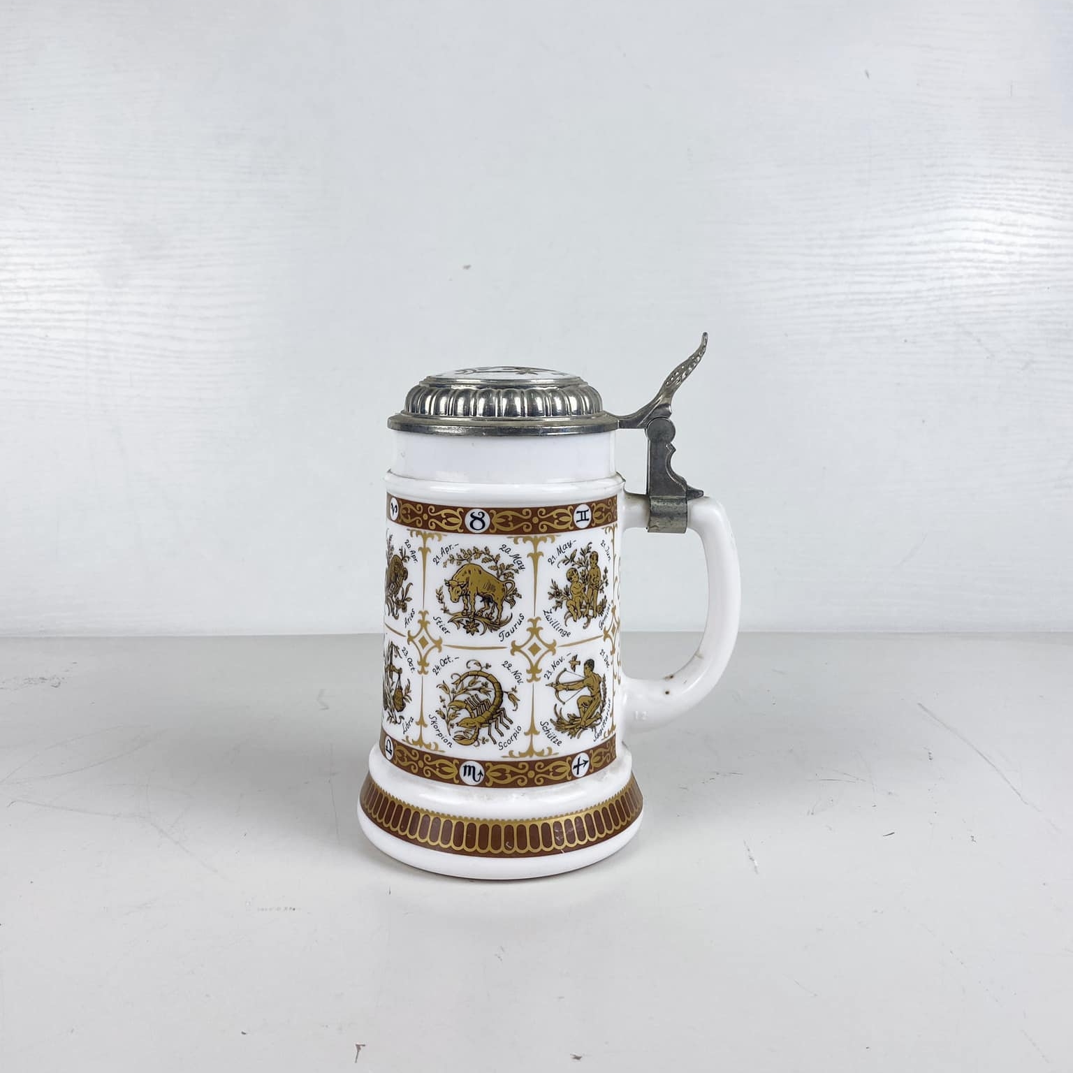 Кружка для пива кераміка/олово вінтаж BB-048