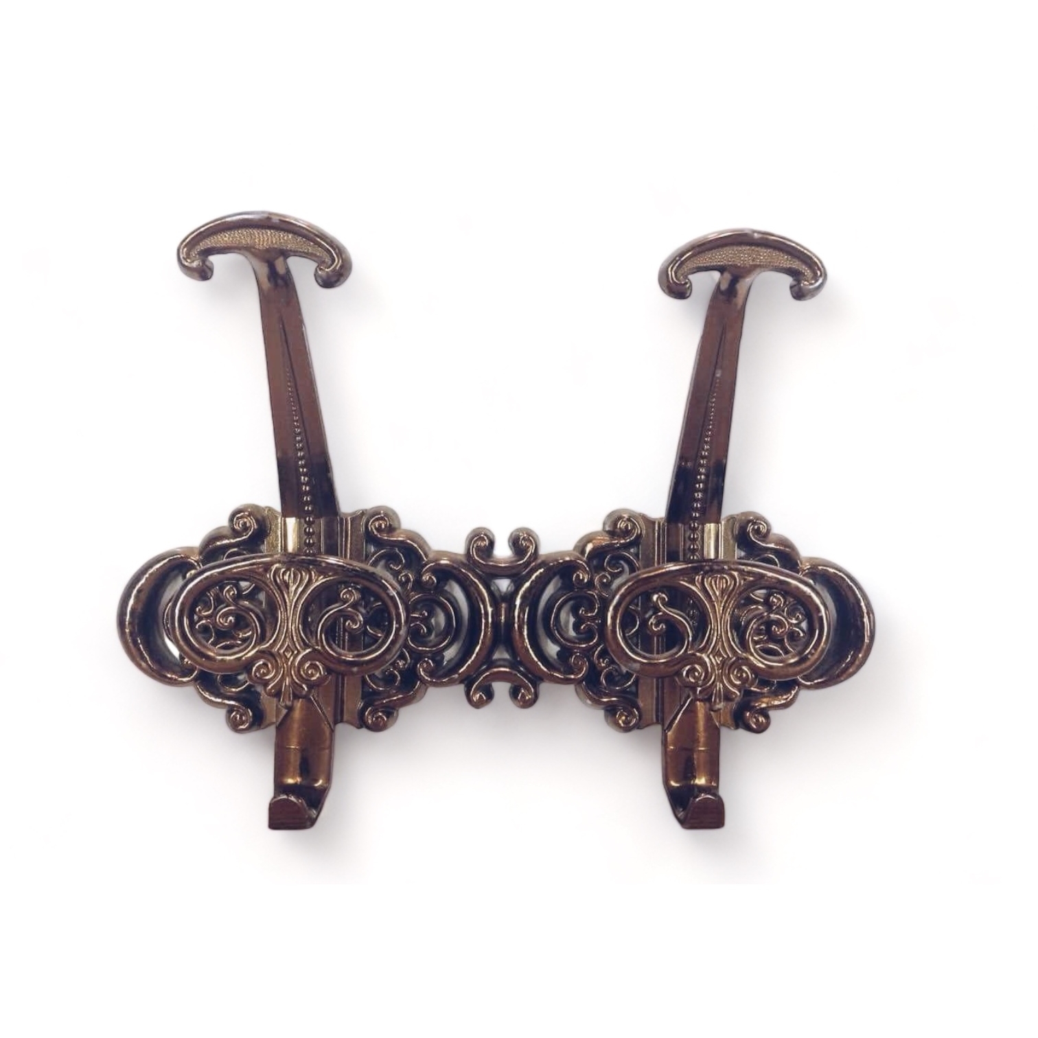 Вішак настінний здвоєний метал вінтаж