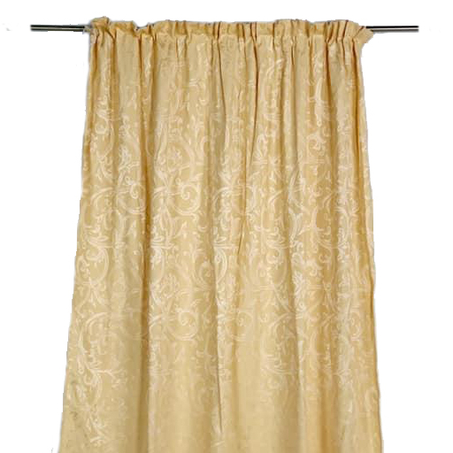 Штора атлас жакард візерунок на тасьмі CR-018