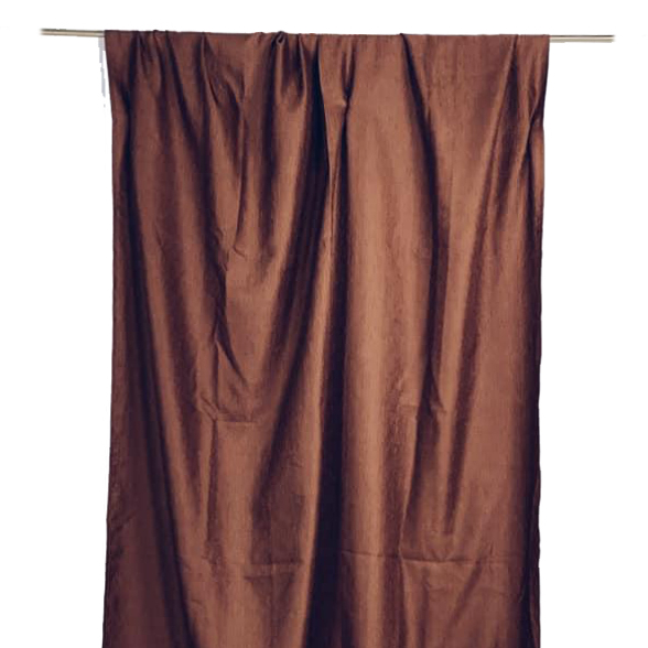 Штора т-коричнева на кулісці CR-024