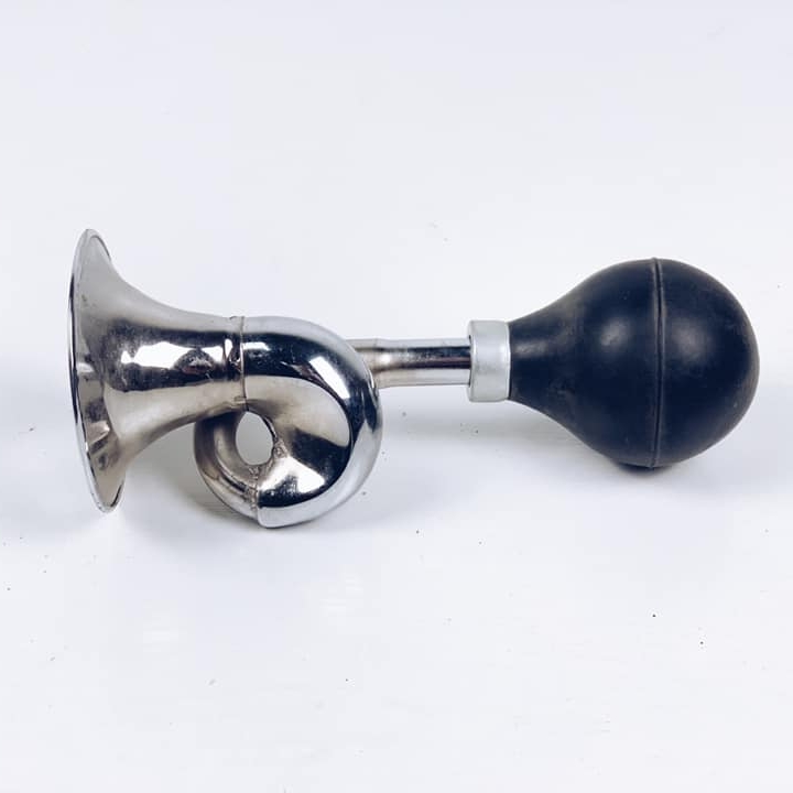 Клаксон білий метал