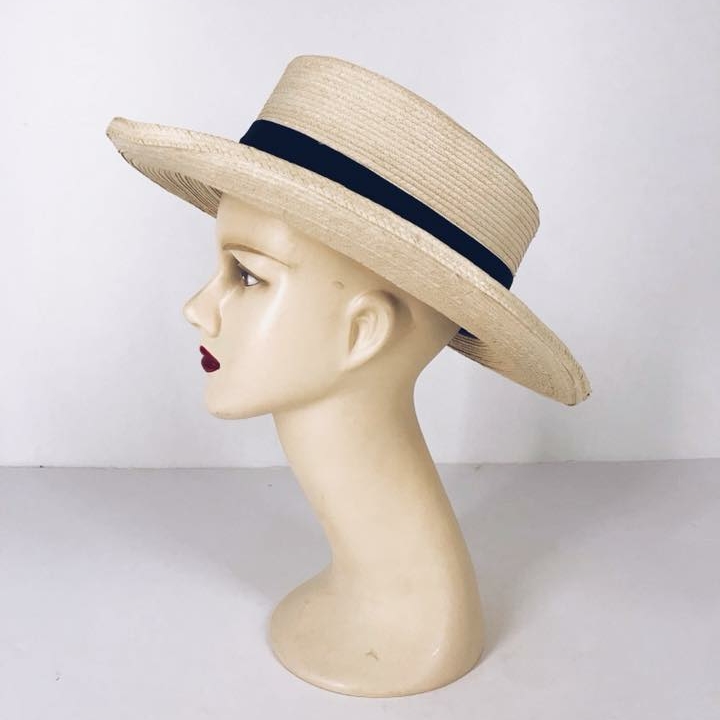 Капелюх класичний колумбійський соломка/чорна стрічка