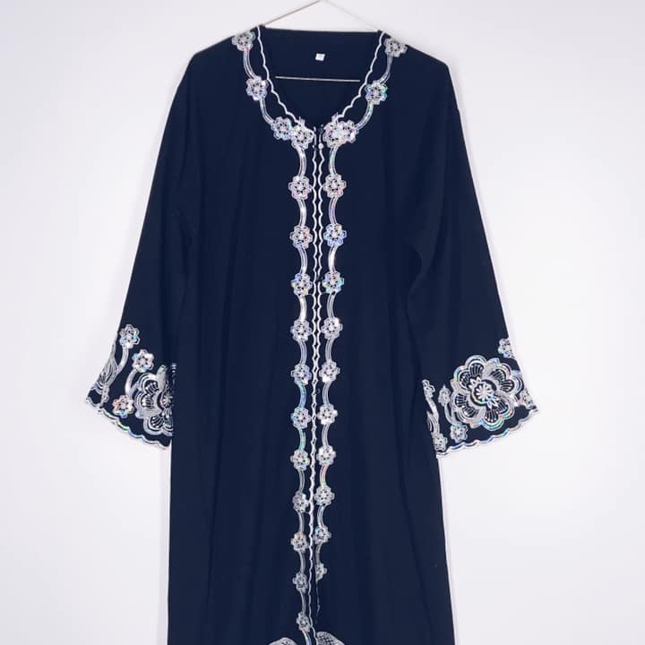 Сукня східна з вишивкою чорний/білий 11